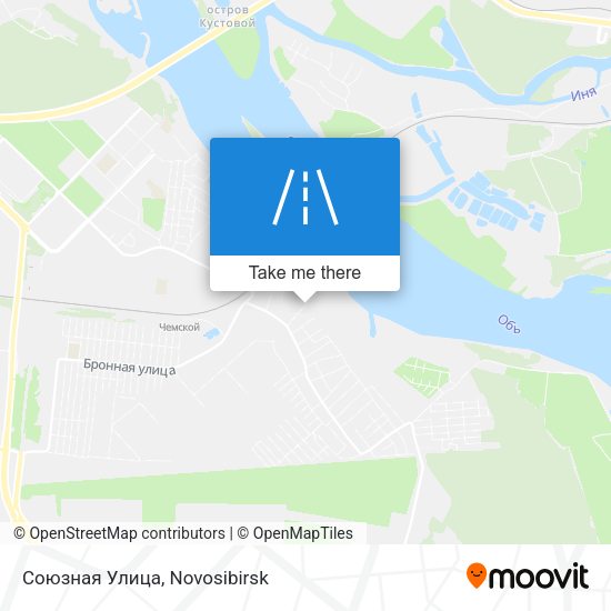 Союзная Улица map