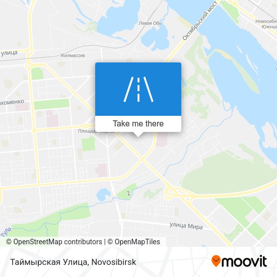 Таймырская Улица map