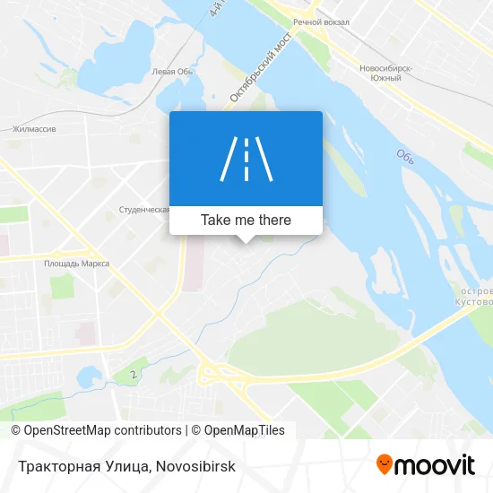 Тракторная Улица map