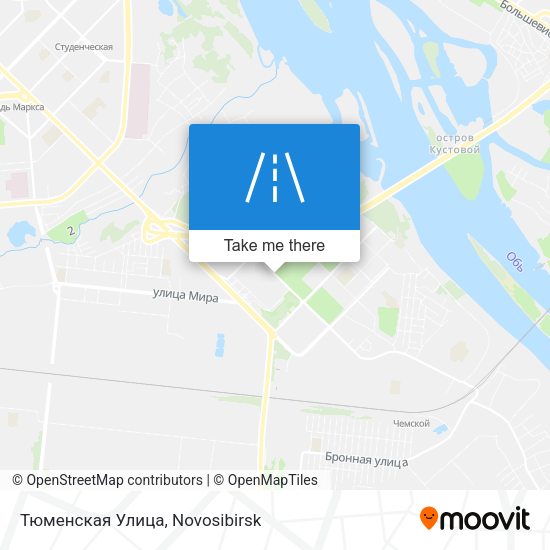 Тюменская Улица map