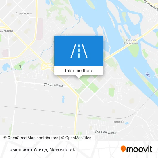 Тюменская Улица map