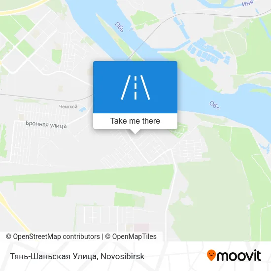 Тянь-Шаньская Улица map