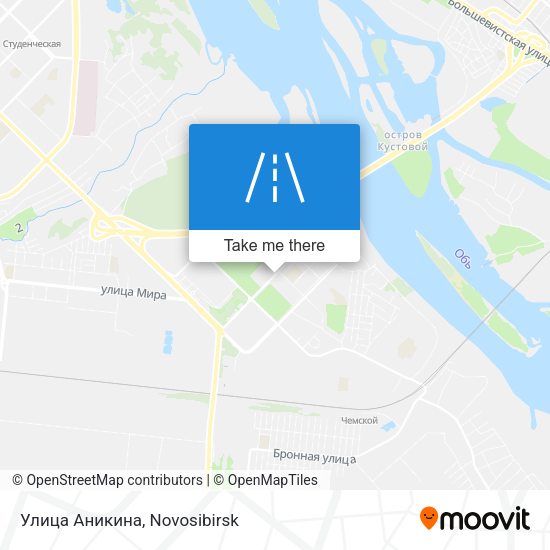 Улица Аникина map
