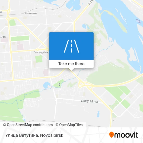 Улица Ватутина map