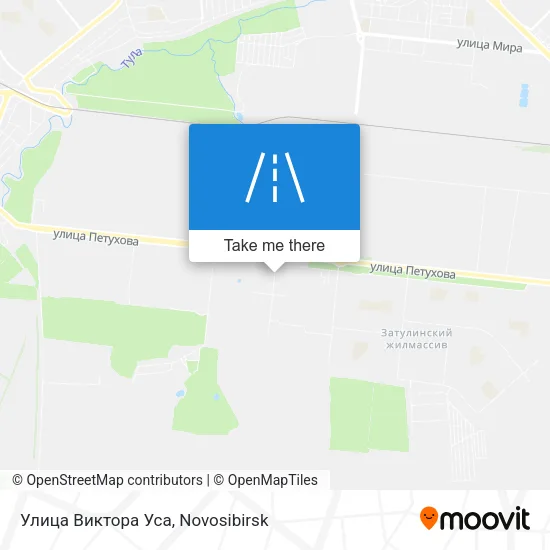 Улица Виктора Уса map