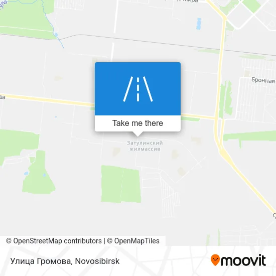 Улица Громова map