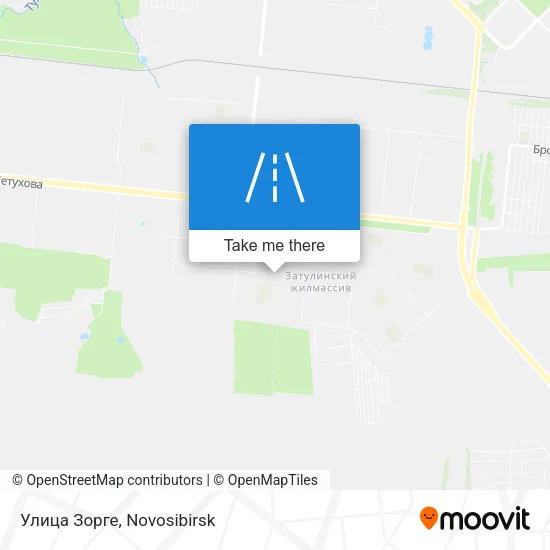 Улица Зорге map