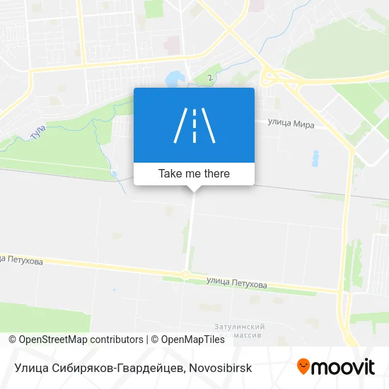 Улица Сибиряков-Гвардейцев map