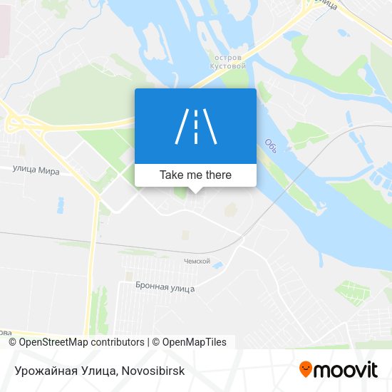Урожайная Улица map