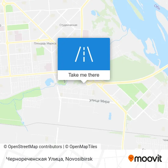 Чернореченская Улица map