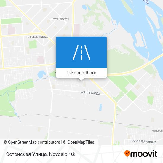 Эстонская Улица map