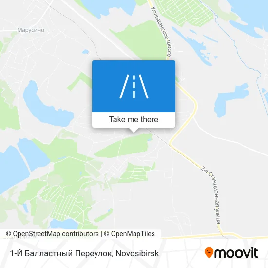 1-Й Балластный Переулок map