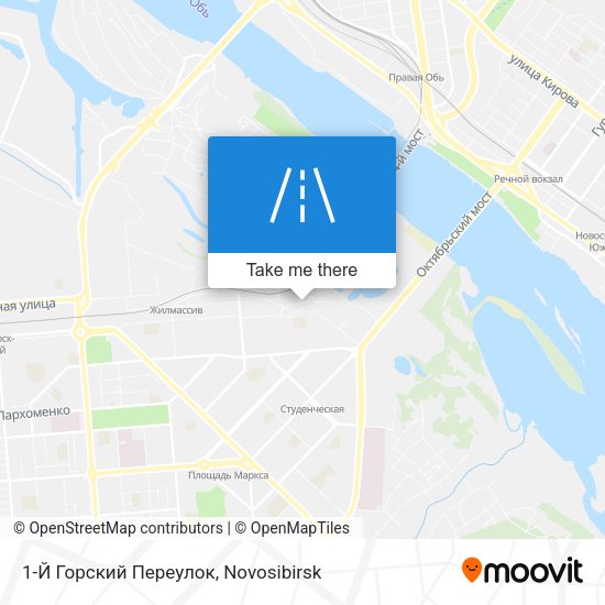 1-Й Горский Переулок map