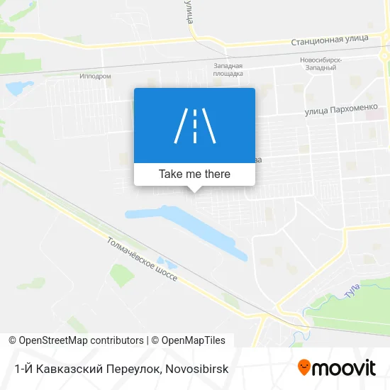 1-Й Кавказский Переулок map