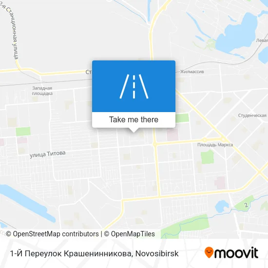 1-Й Переулок Крашенинникова map