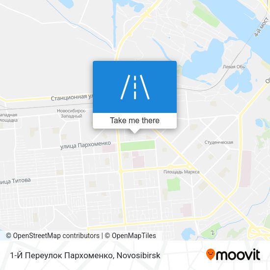 1-Й Переулок Пархоменко map