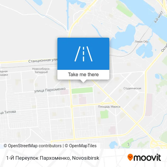 1-Й Переулок Пархоменко map