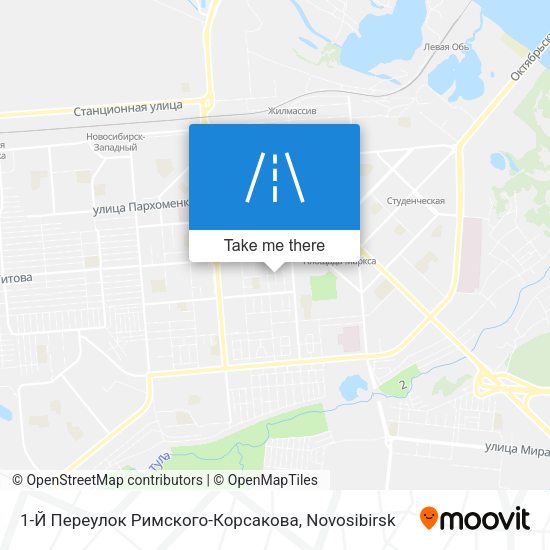 1-Й Переулок Римского-Корсакова map