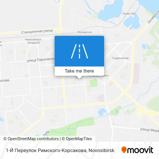 1-Й Переулок Римского-Корсакова map
