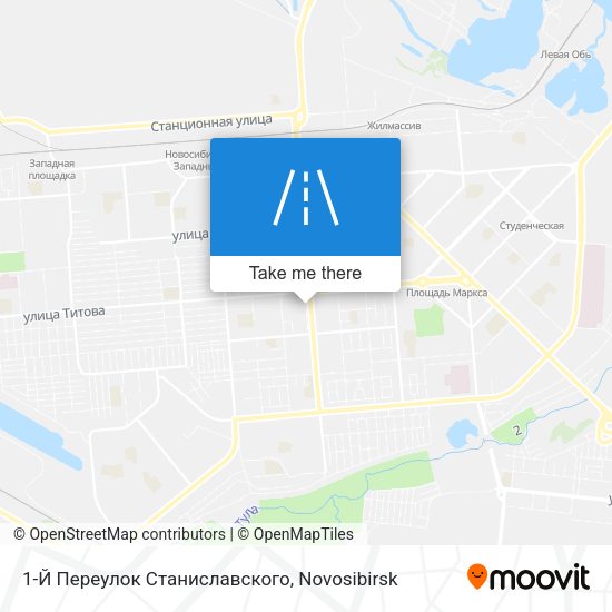 1-Й Переулок Станиславского map