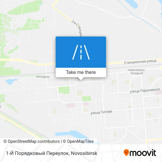 1-Й Порядковый Переулок map