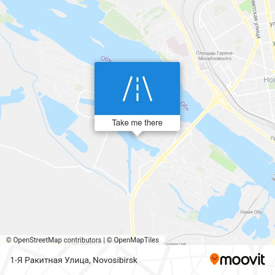 1-Я Ракитная Улица map