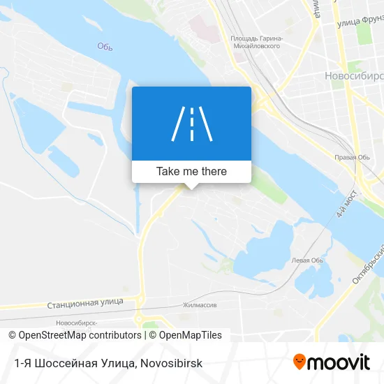 1-Я Шоссейная Улица map