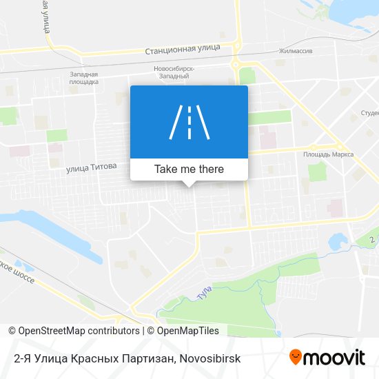 2-Я Улица Красных Партизан map