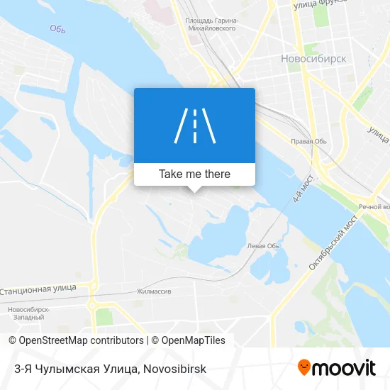 3-Я Чулымская Улица map