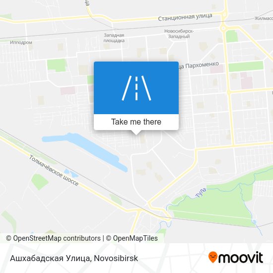 Ашхабадская Улица map