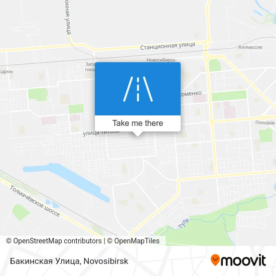 Бакинская Улица map