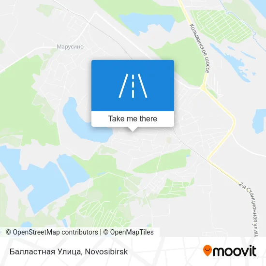 Балластная Улица map