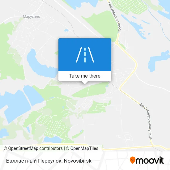 Балластный Переулок map