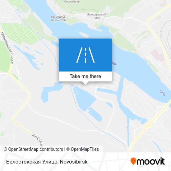Белостокская Улица map