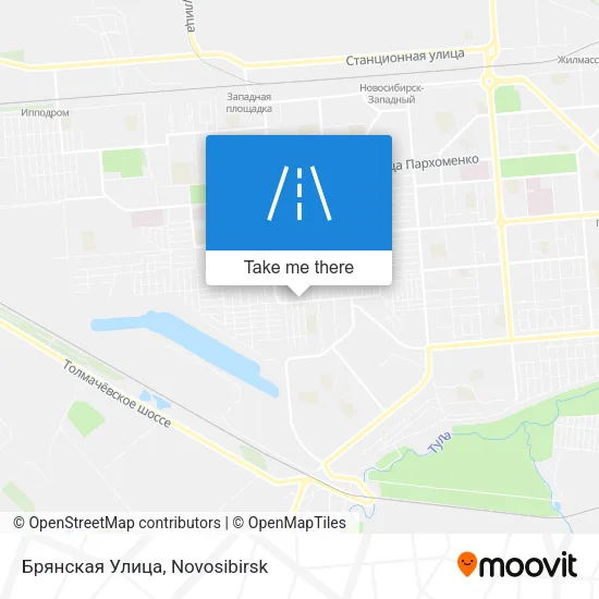 Брянская Улица map