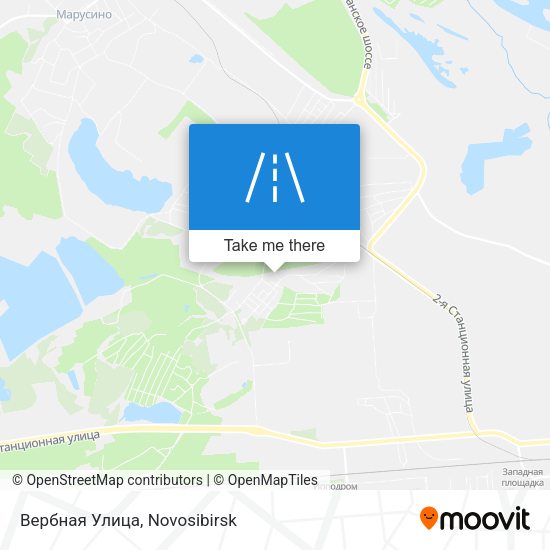 Вербная Улица map