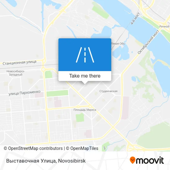 Выставочная Улица map