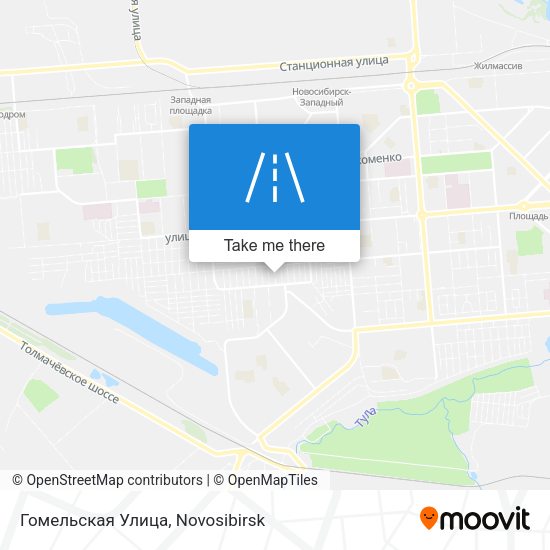 Гомельская Улица map