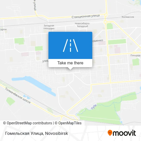Гомельская Улица map
