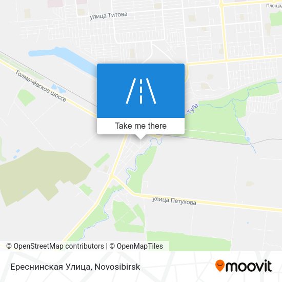 Ереснинская Улица map