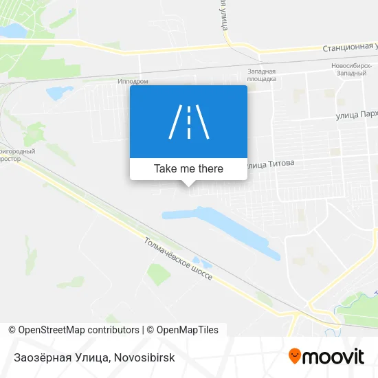 Заозёрная Улица map