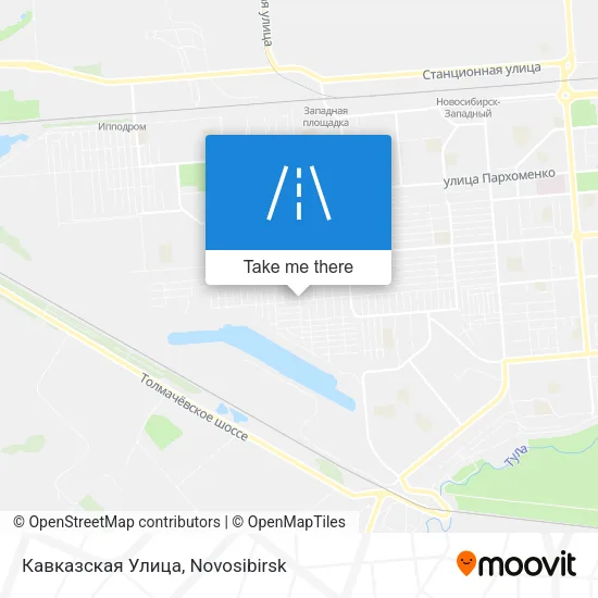 Кавказская Улица map