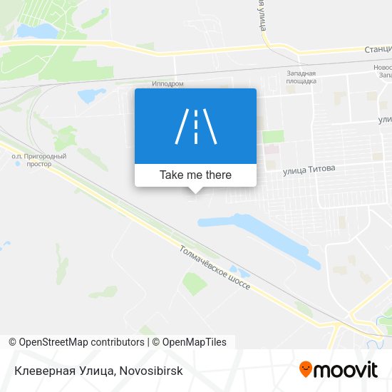 Клеверная Улица map