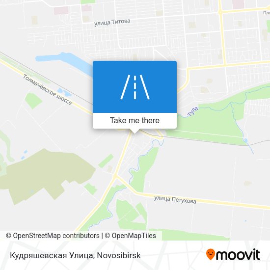 Кудряшевская Улица map
