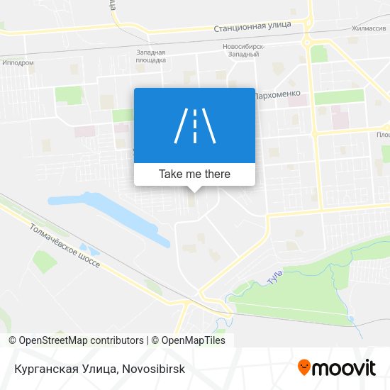 Курганская Улица map