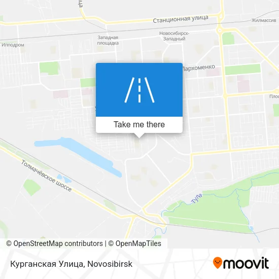 Курганская Улица map