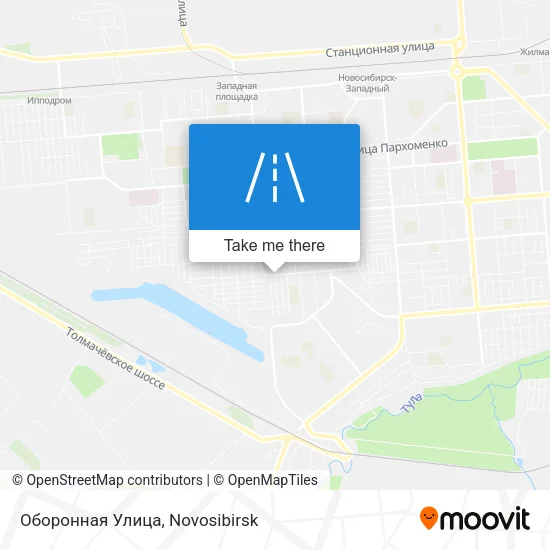 Оборонная Улица map