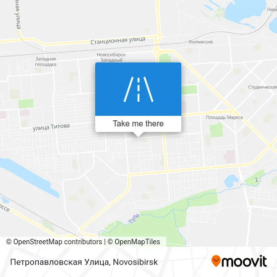 Петропавловская Улица map