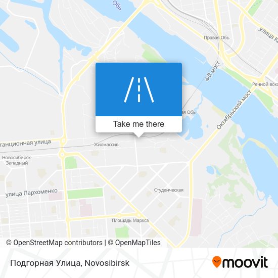 Подгорная Улица map