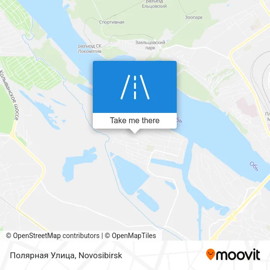 Полярная Улица map